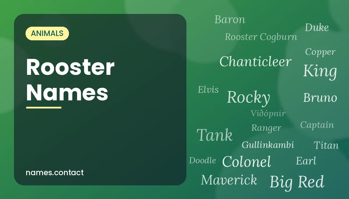Rooster Names