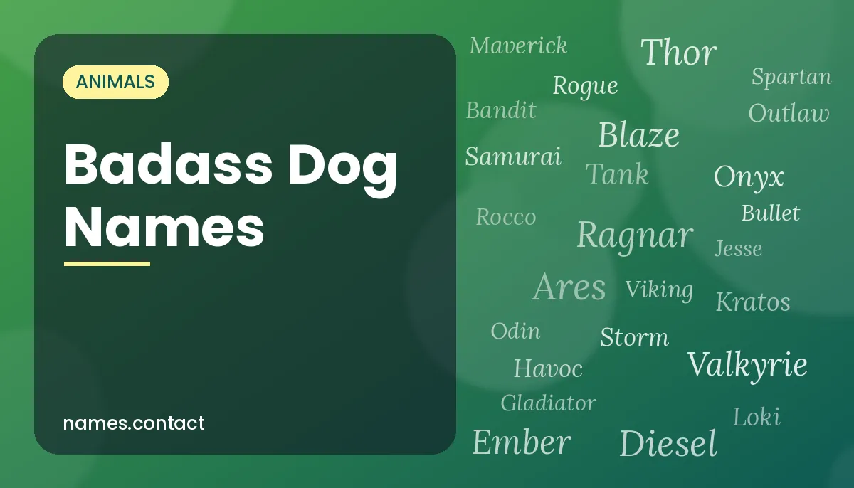 Badass Dog Names