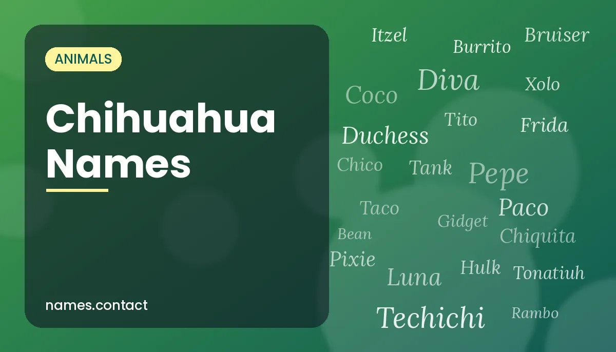 Chihuahua Names