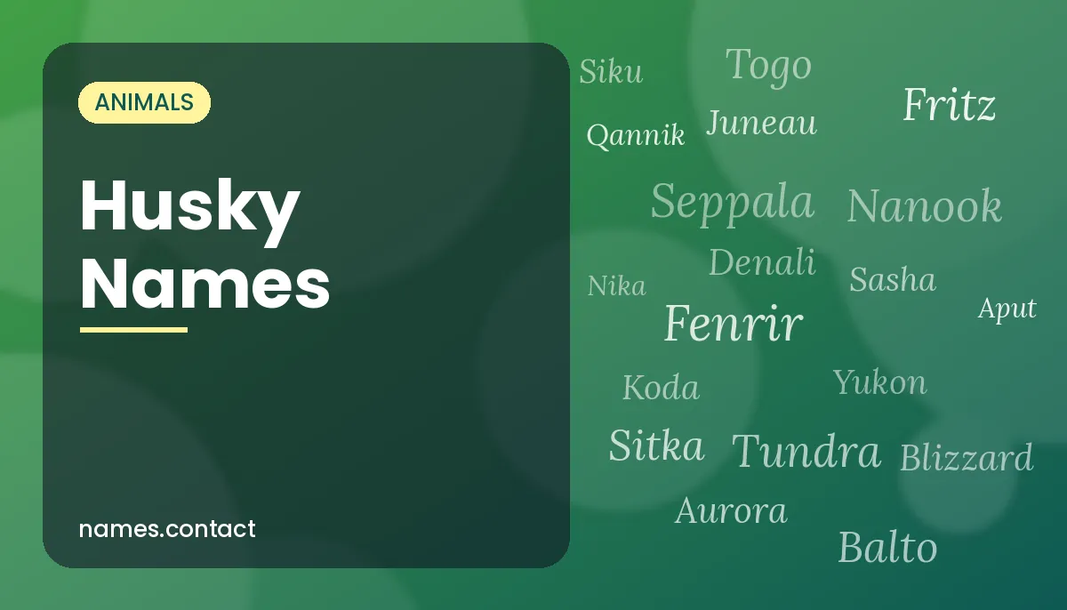 Husky Names
