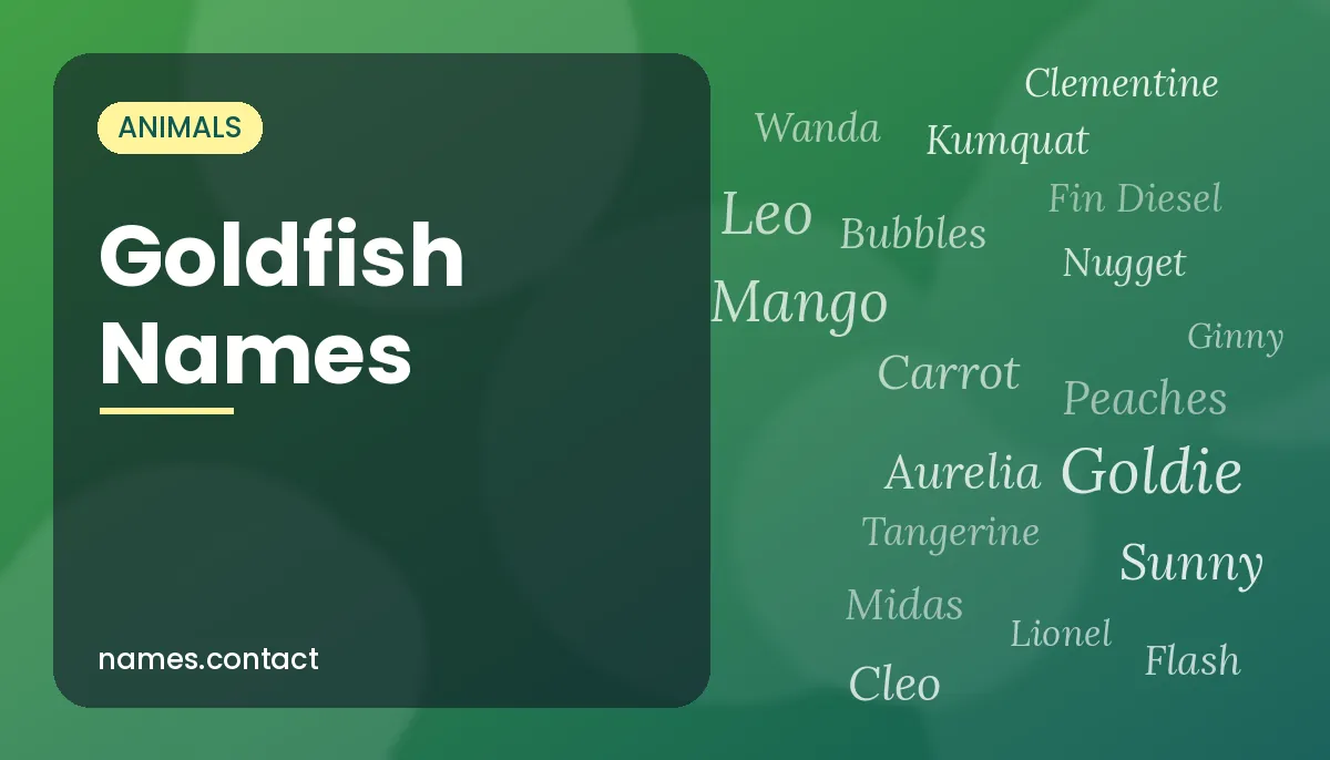 Goldfish Names