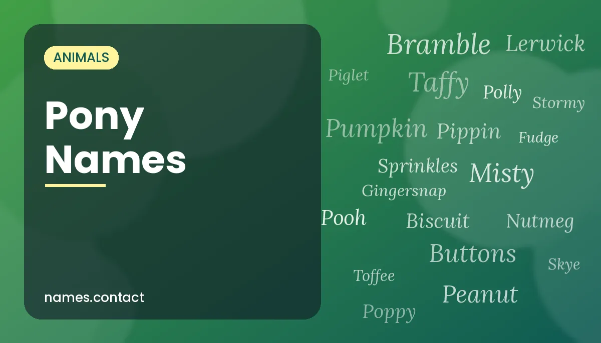 Pony Names
