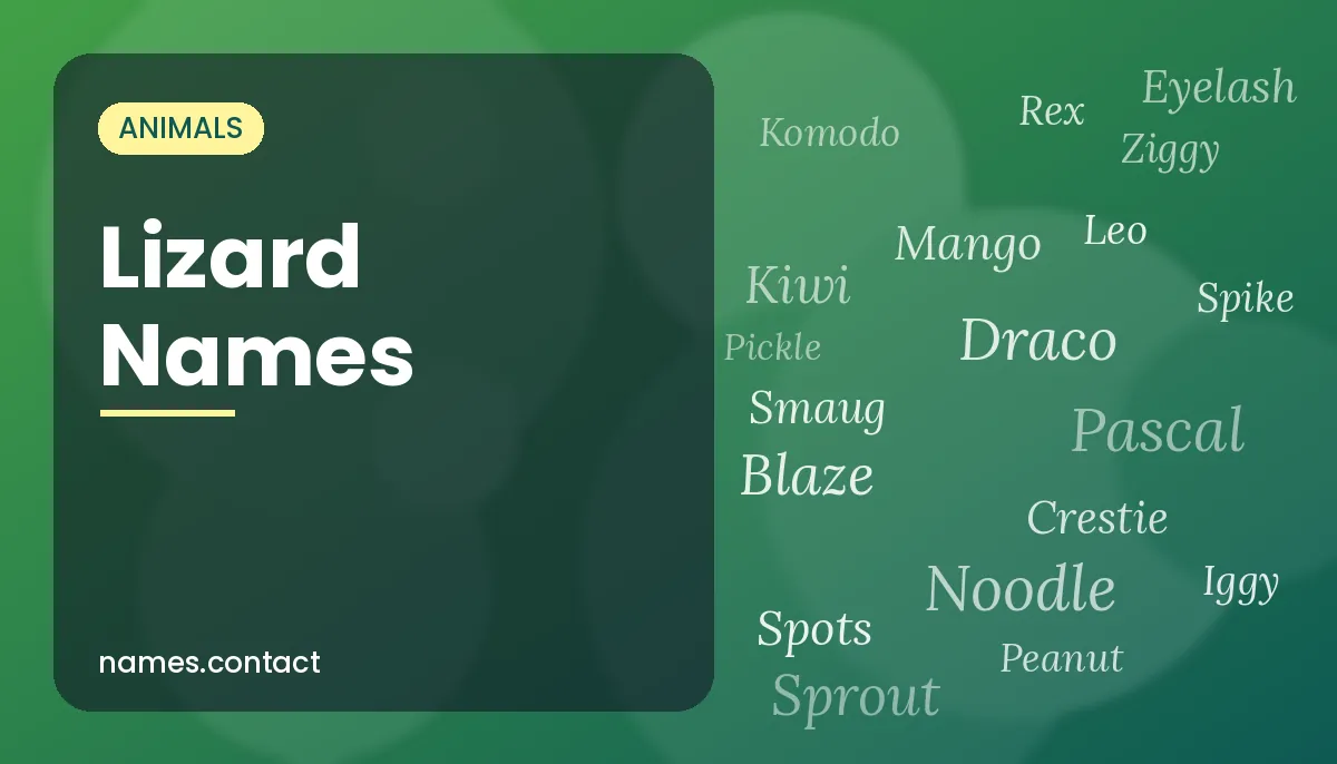 Lizard Names