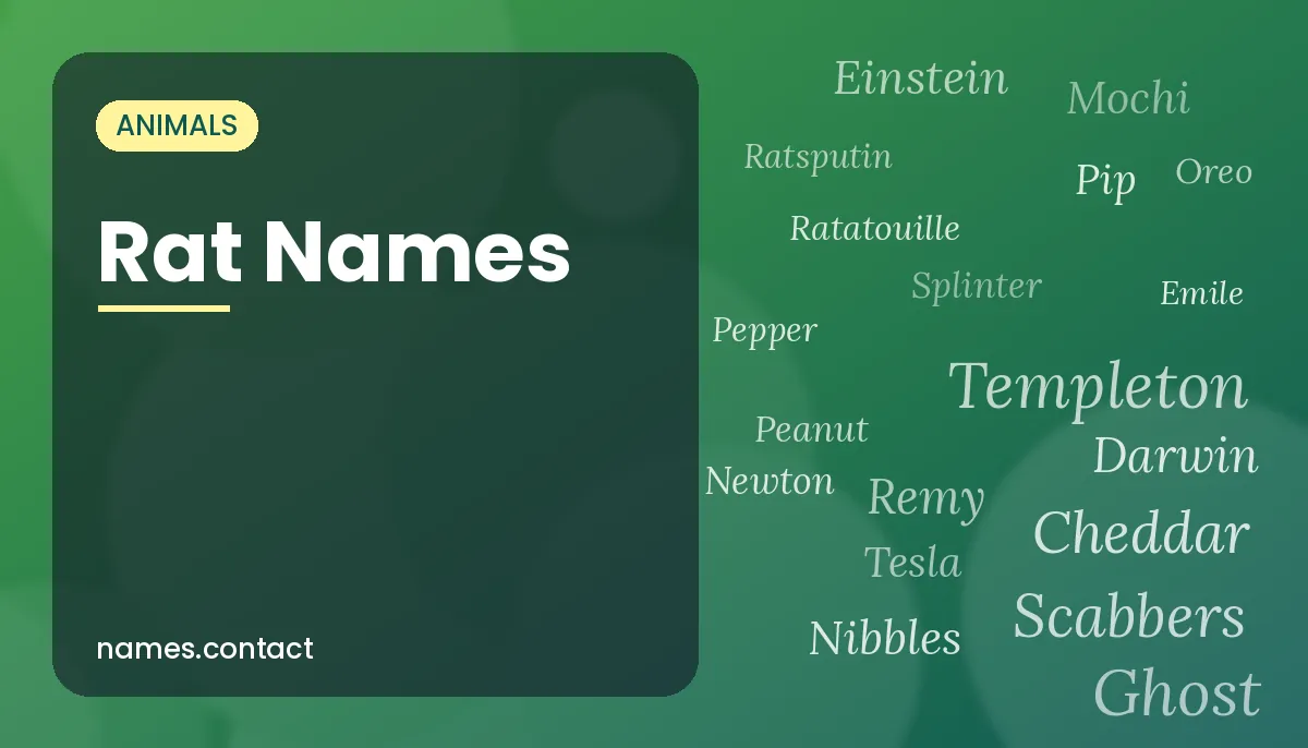 Rat Names