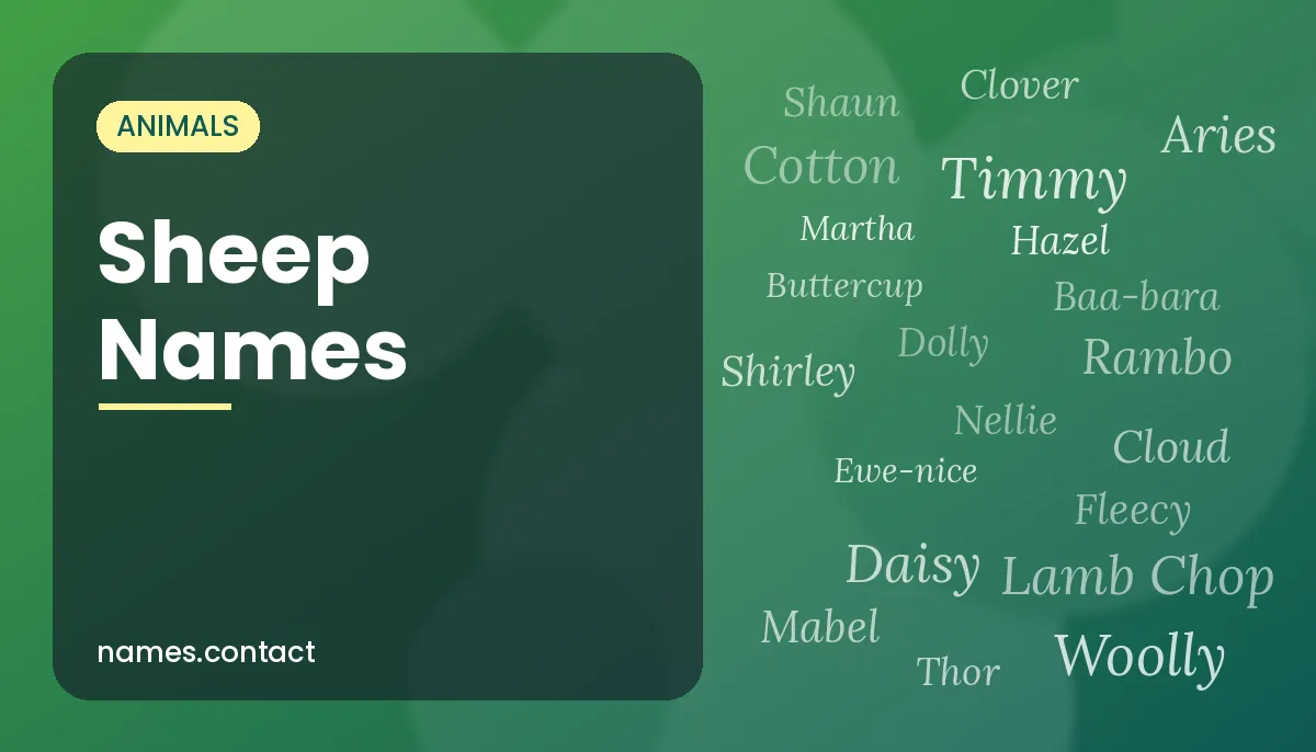 Sheep Names