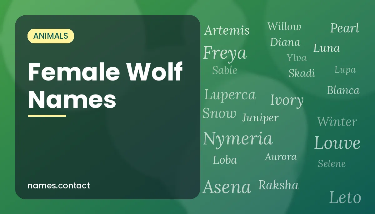 Female Wolf Names