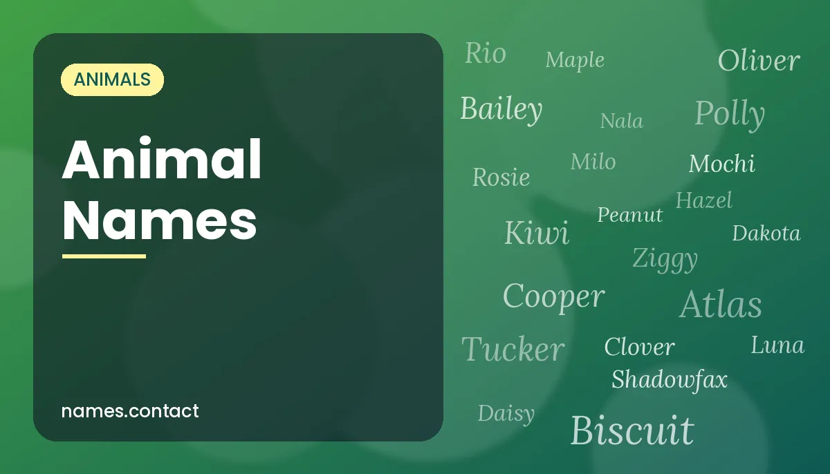 Animal Names