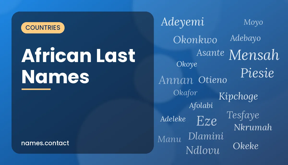 African Last Names