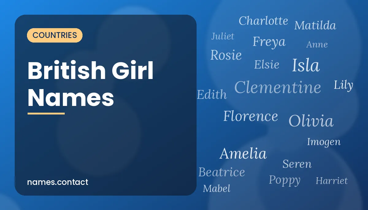 British Girl Names