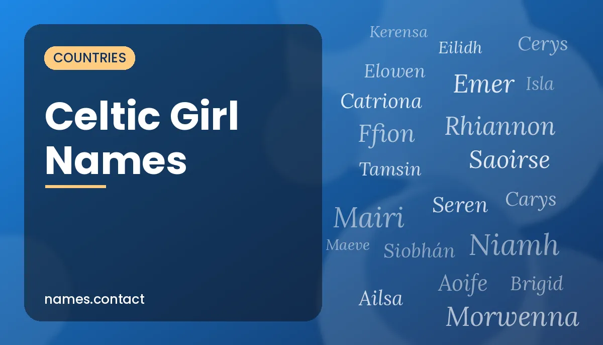 Celtic Girl Names