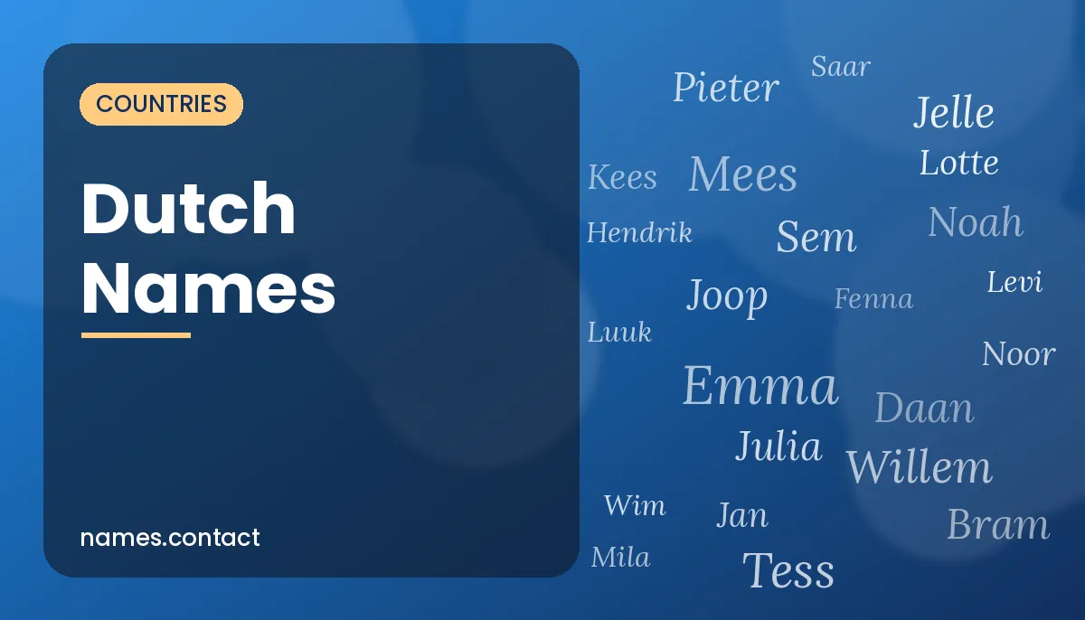 Dutch Names