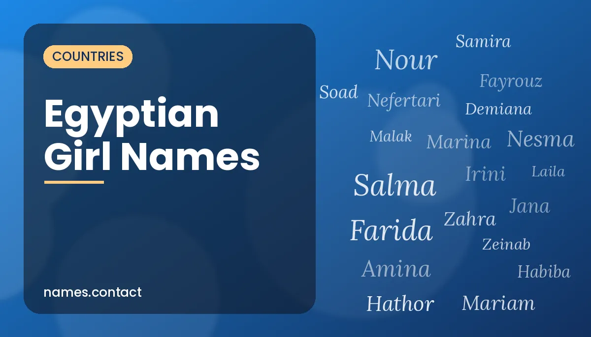 Egyptian Girl Names
