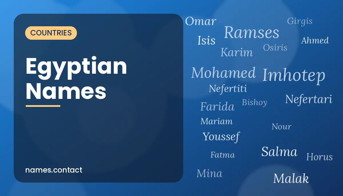 Egyptian Names