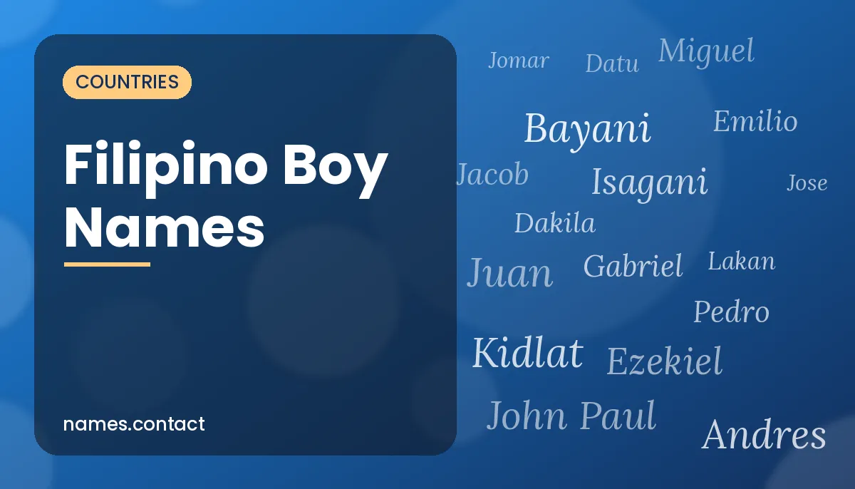 Filipino Boy Names