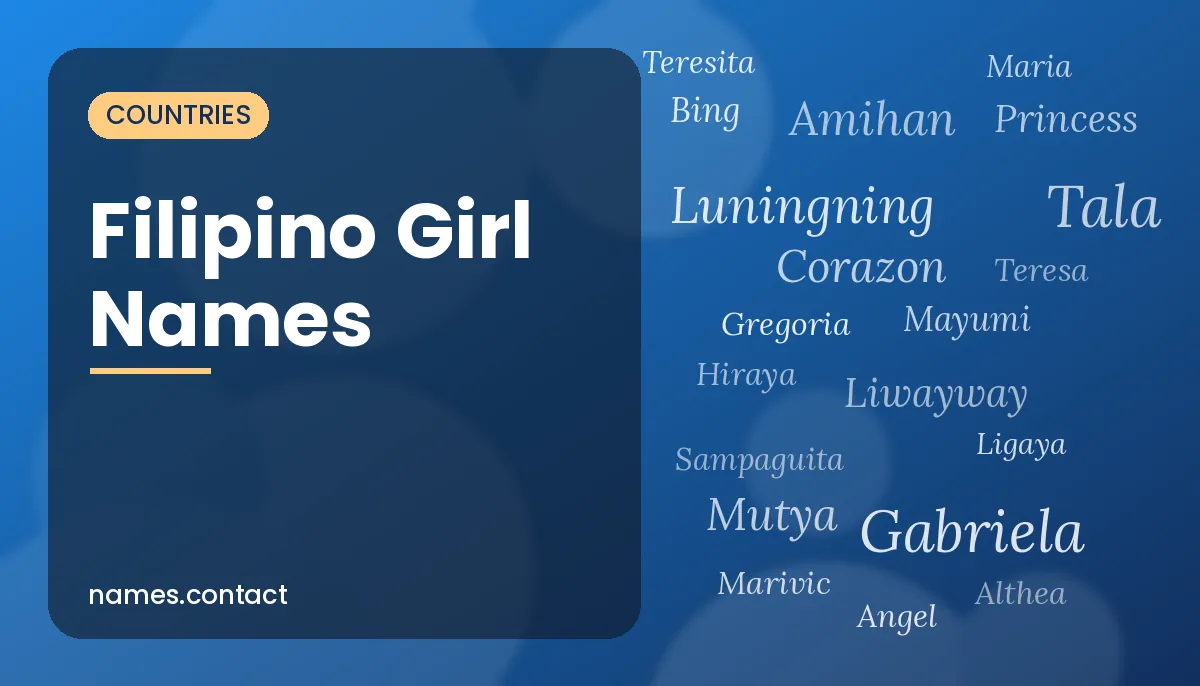 Filipino Girl Names