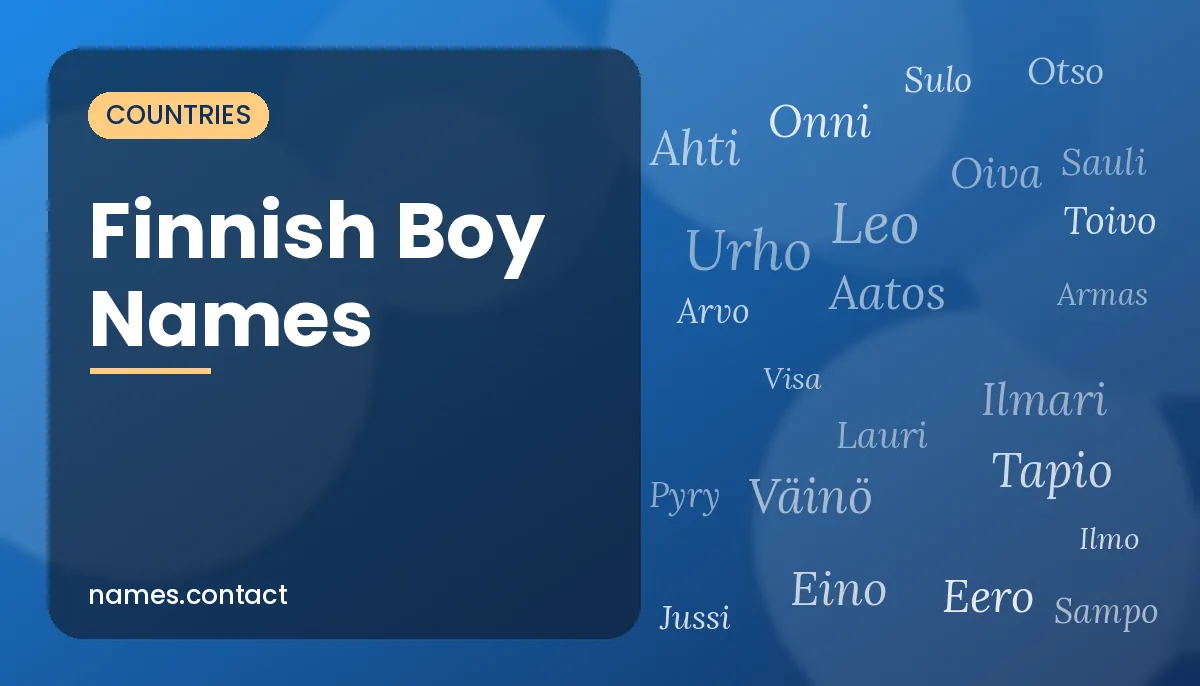 Finnish Boy Names