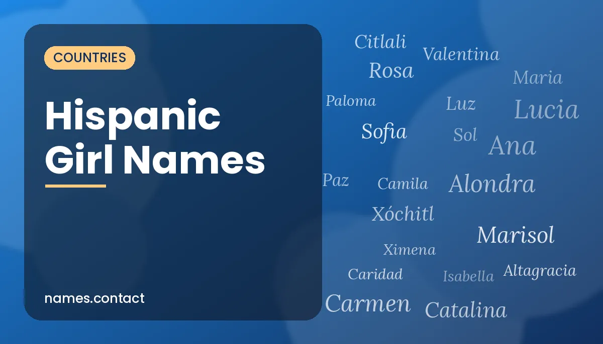 Hispanic Girl Names