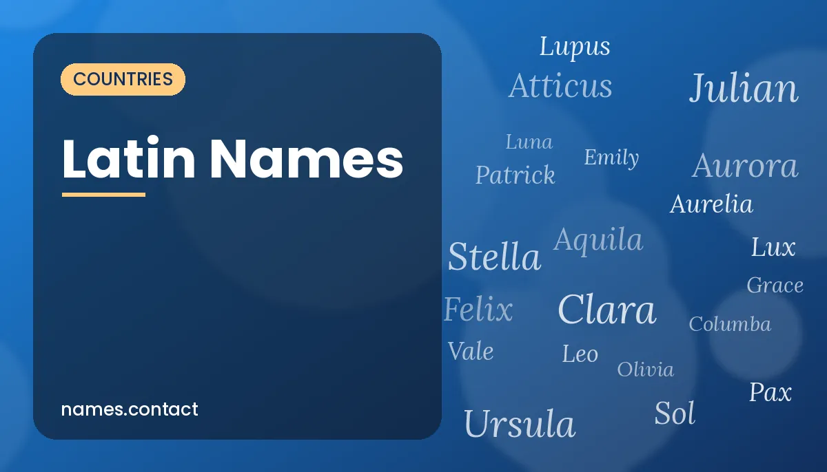 Latin Names
