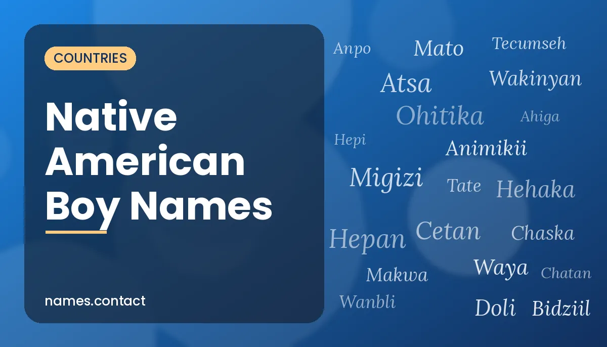 Native American Boy Names