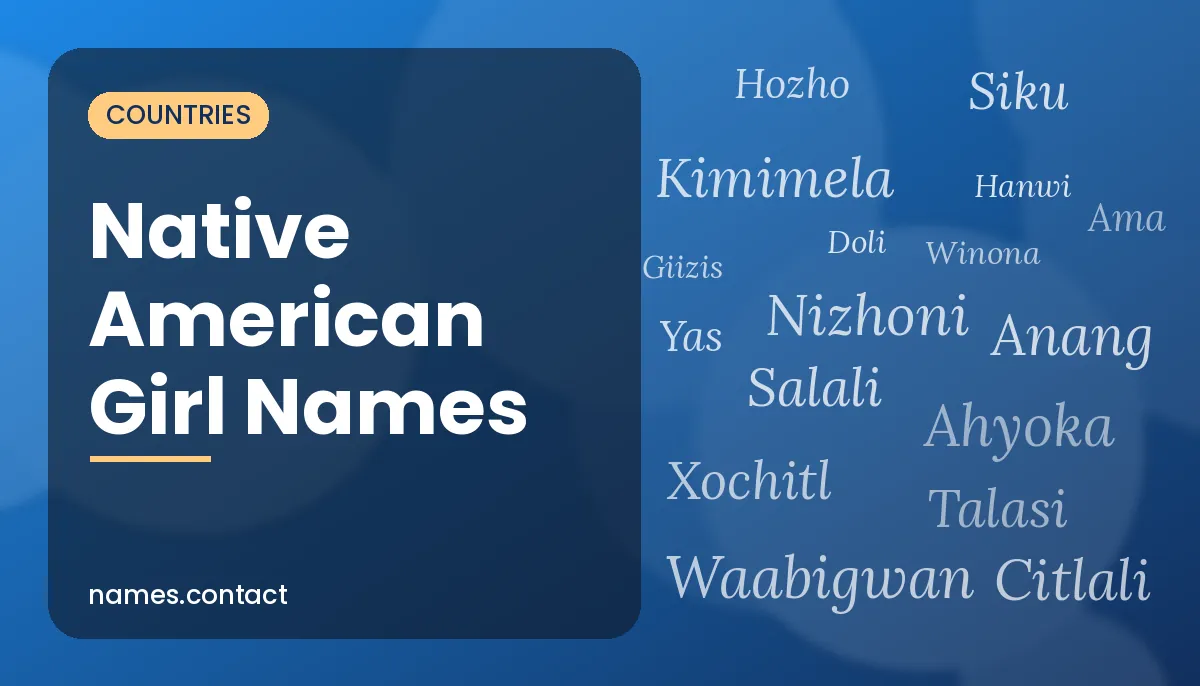 Native American Girl Names