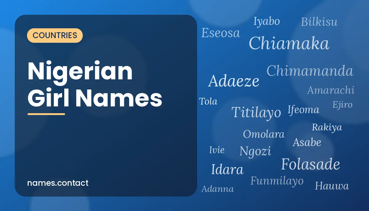 Nigerian Girl Names
