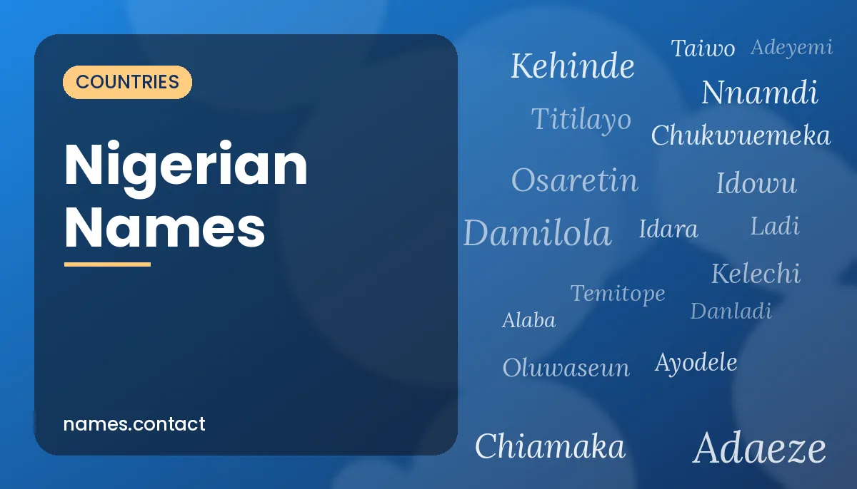Nigerian Names