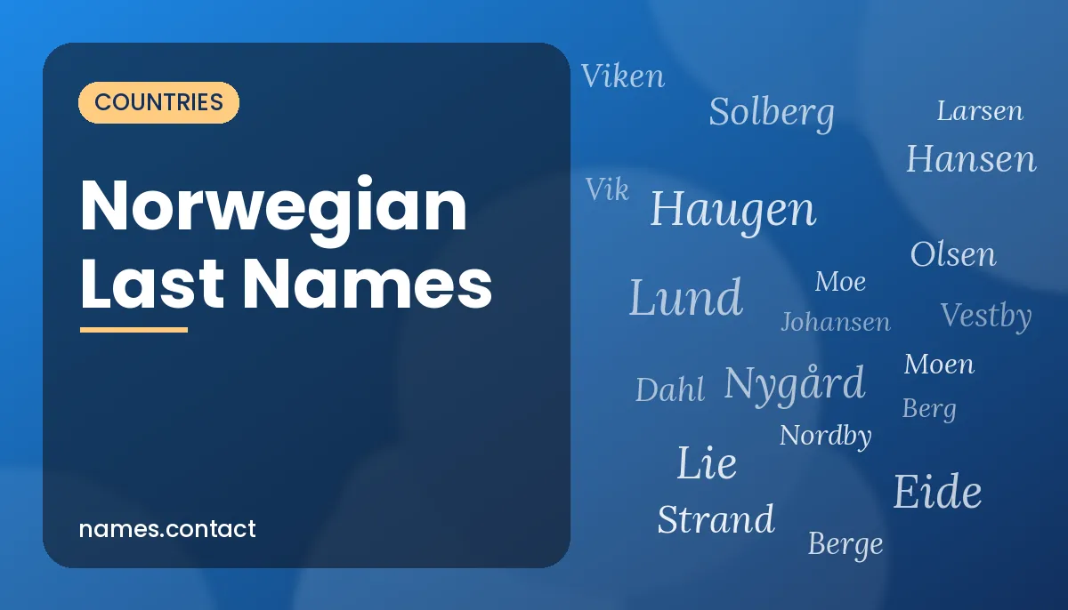 Norwegian Last Names