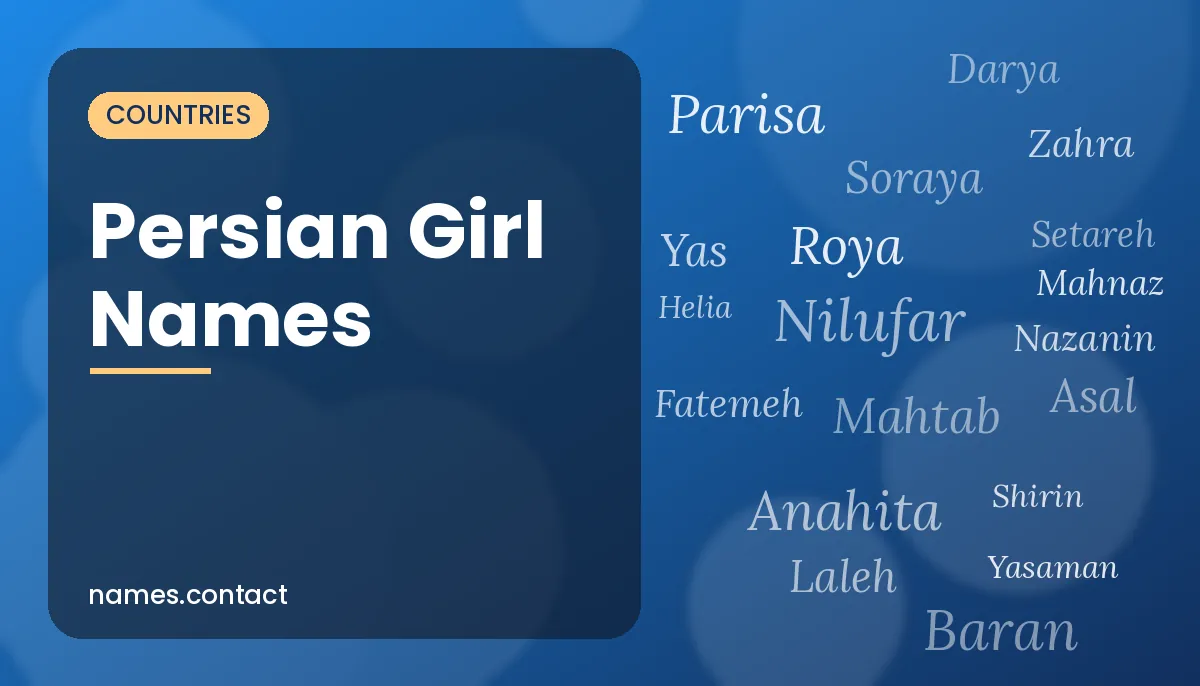 Persian Girl Names