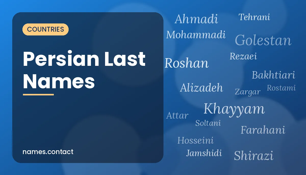 Persian Last Names