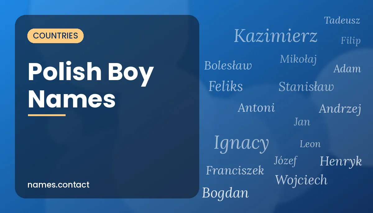 Polish Boy Names