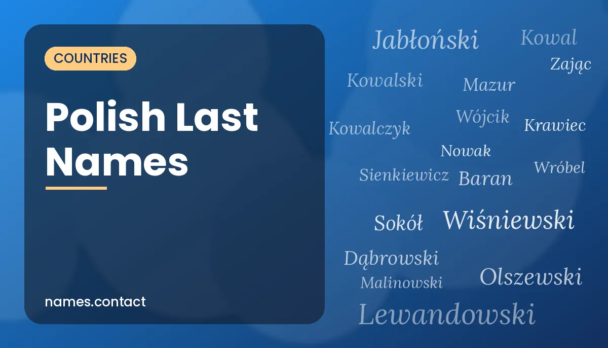 Polish Last Names