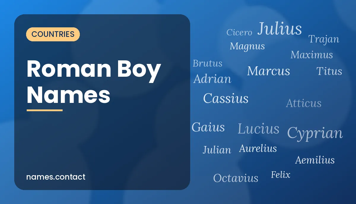 Roman Boy Names