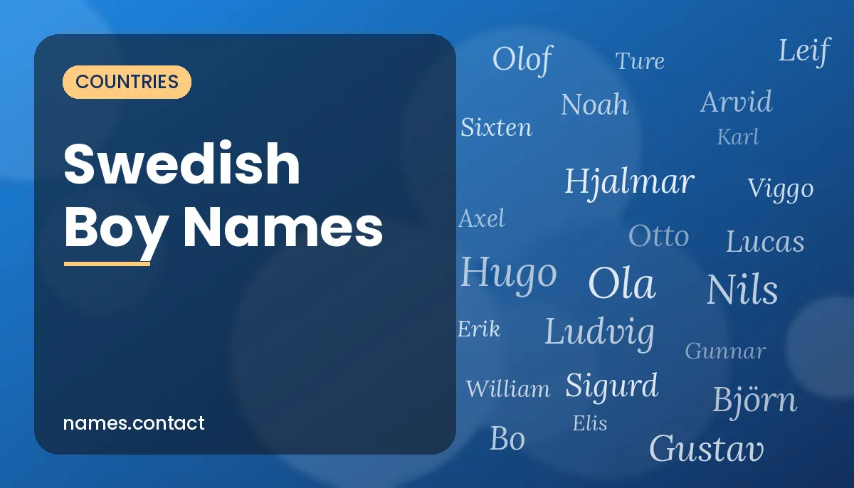 Swedish Boy Names