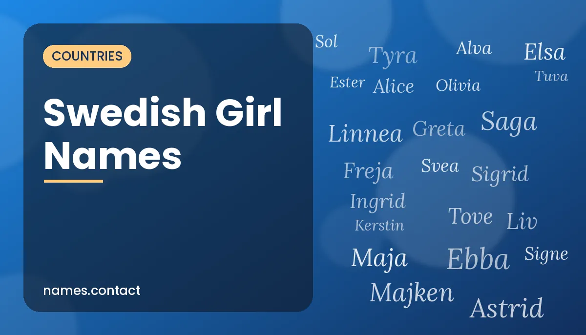 Swedish Girl Names