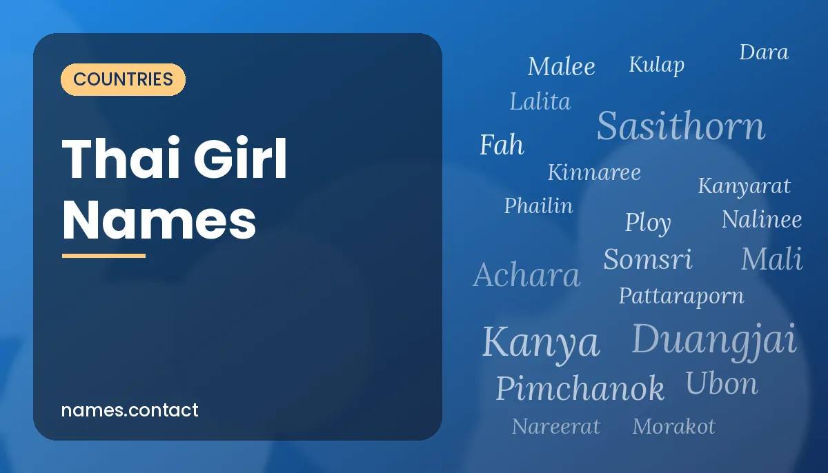 Thai Girl Names