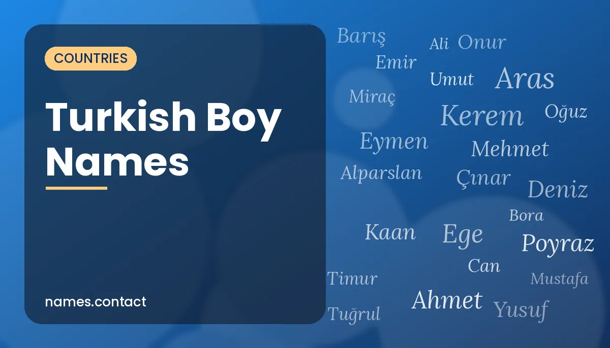 Turkish Boy Names