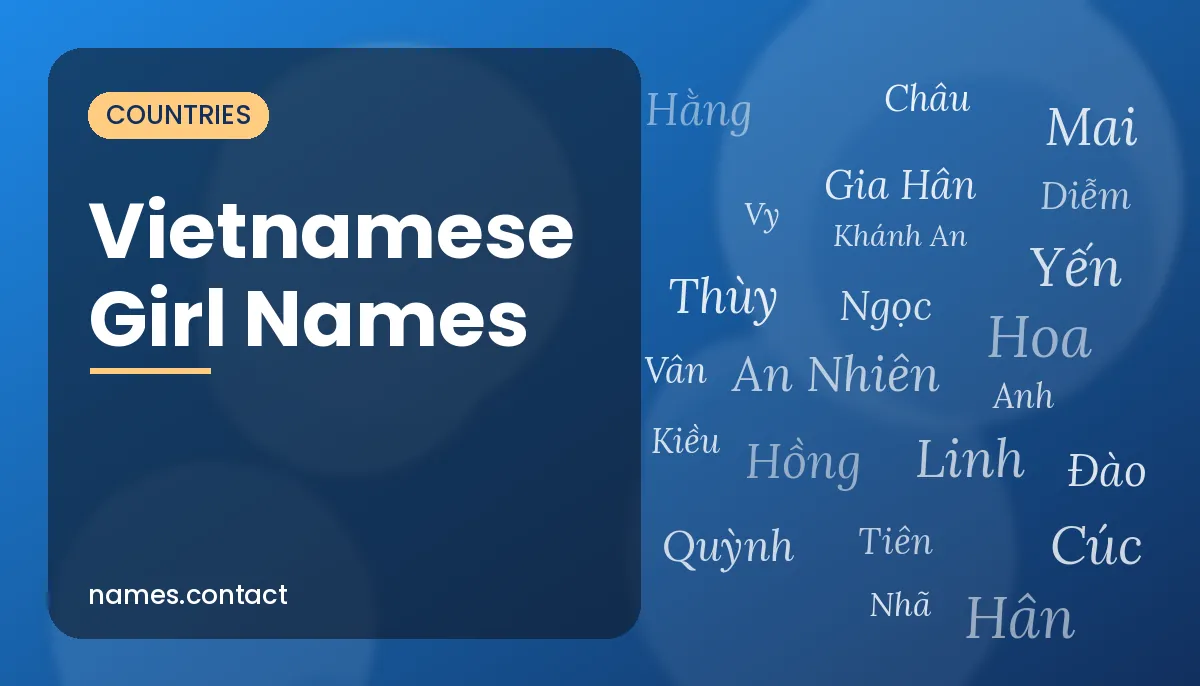 Vietnamese Girl Names