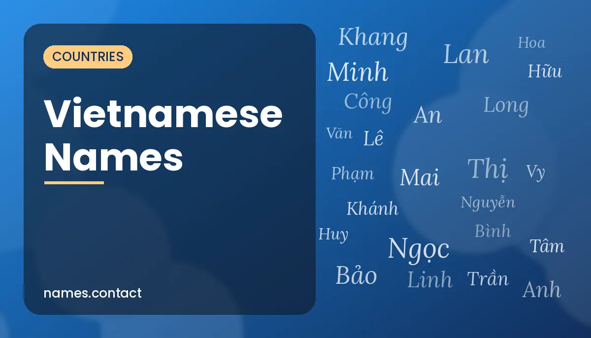 Vietnamese Names
