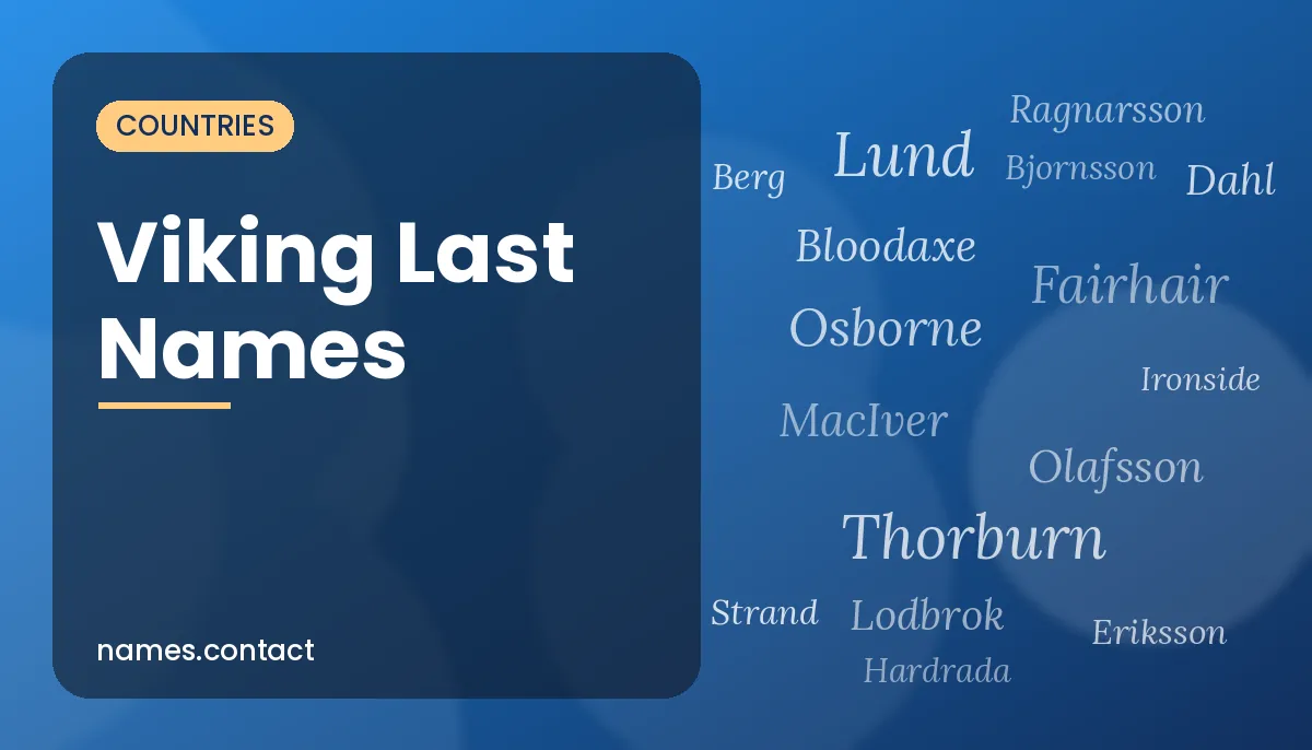 Viking Last Names