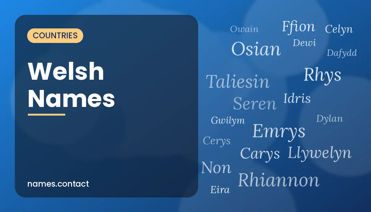 Welsh Names