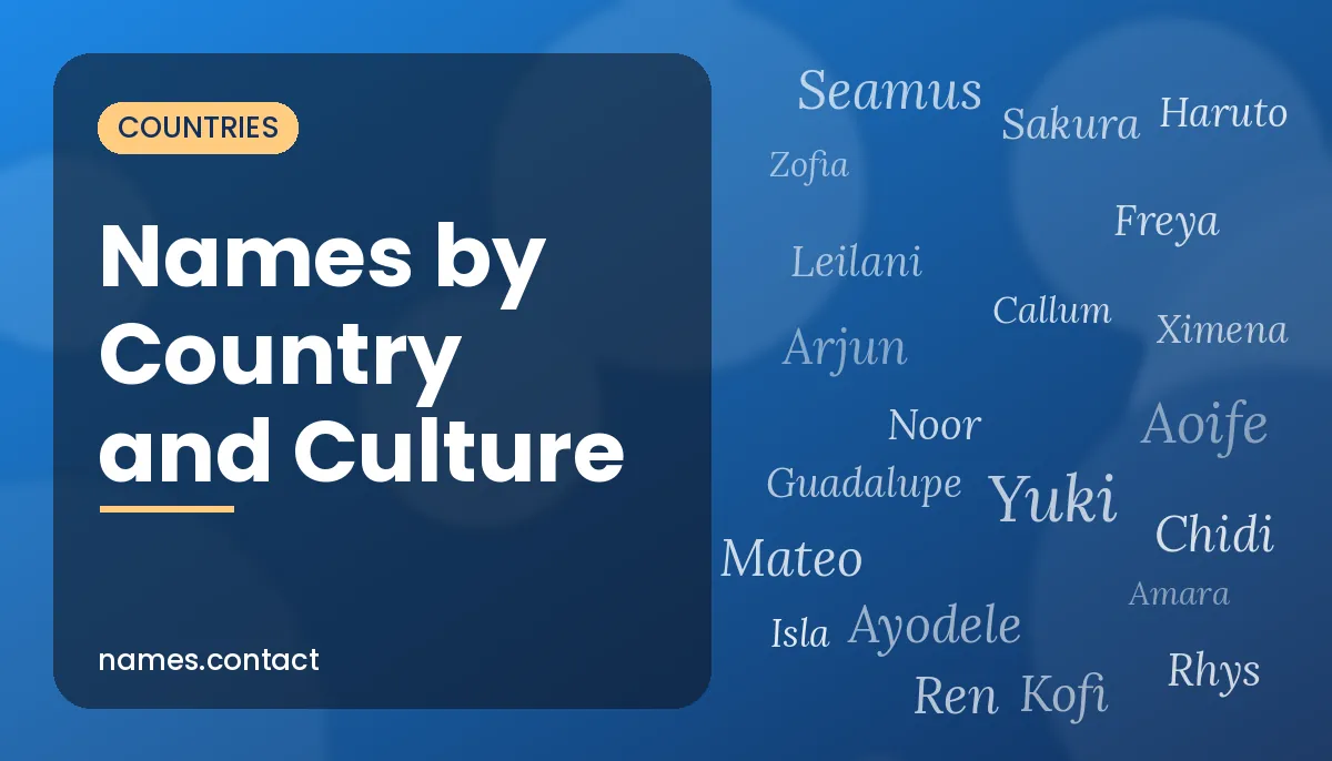 Names by Country and Culture