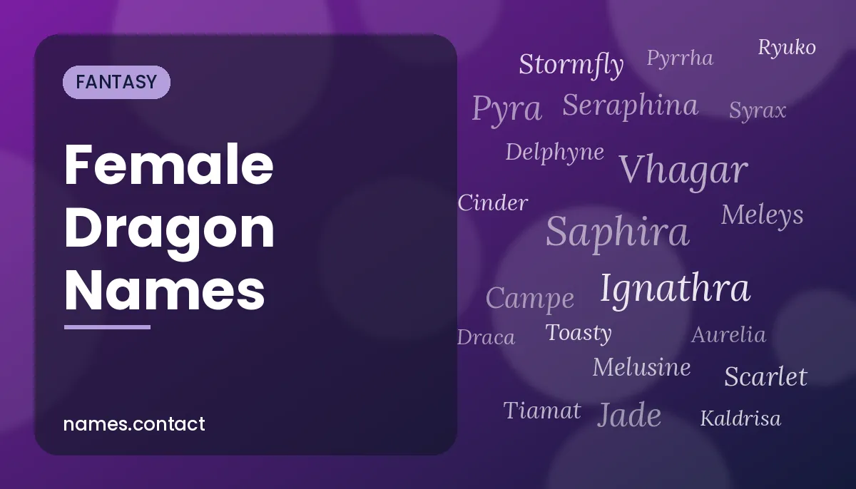 Female Dragon Names