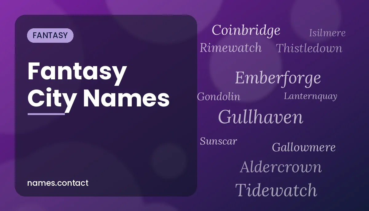Fantasy City Names