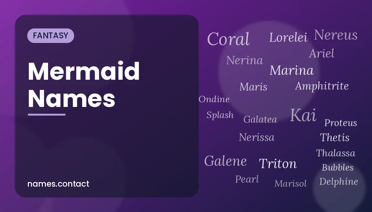 Mermaid Names