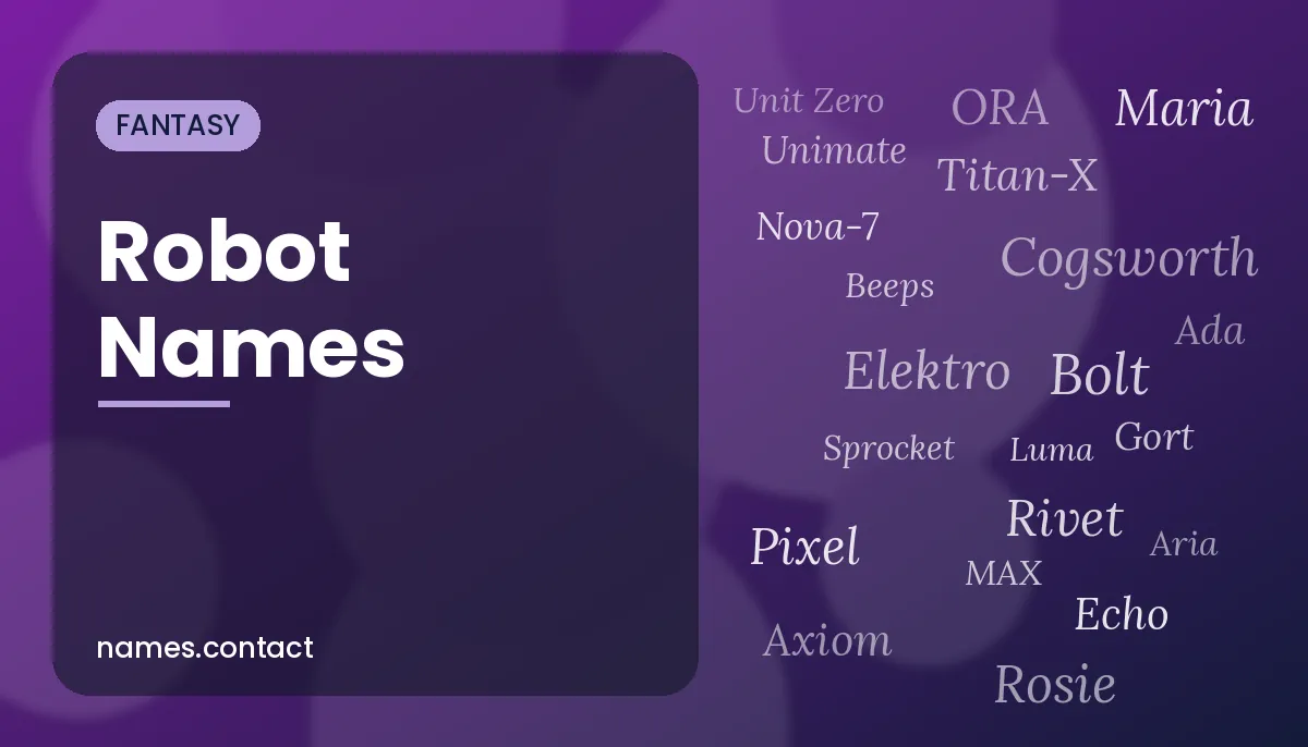 Robot Names