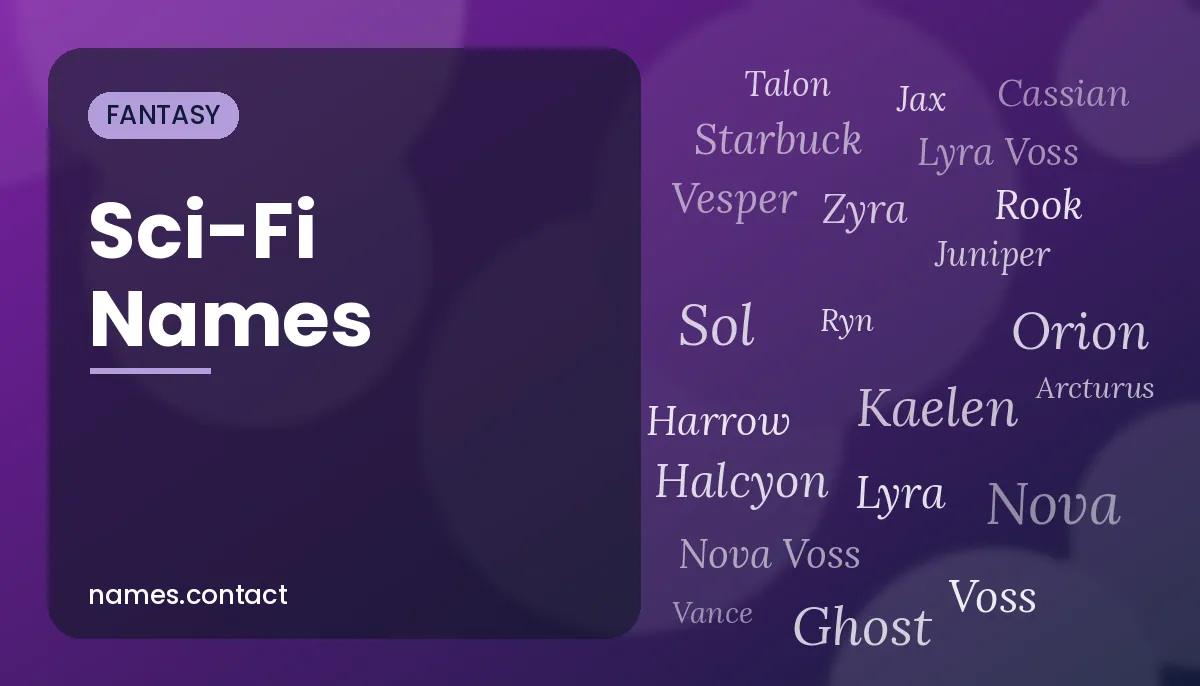 Sci-Fi Names