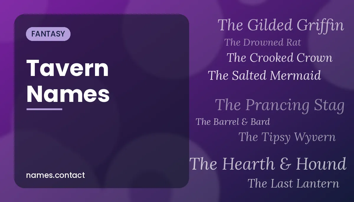 Tavern Names