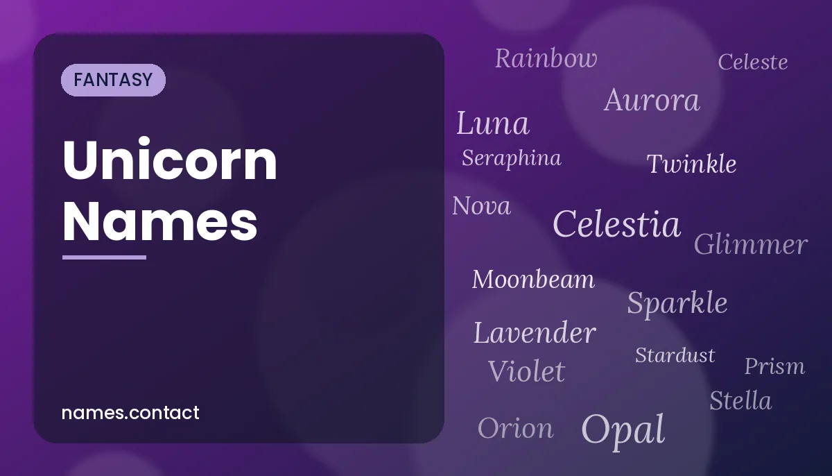 Unicorn Names