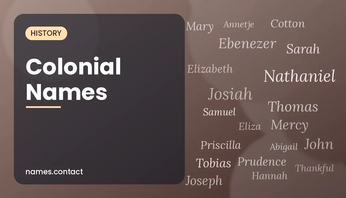 Colonial Names