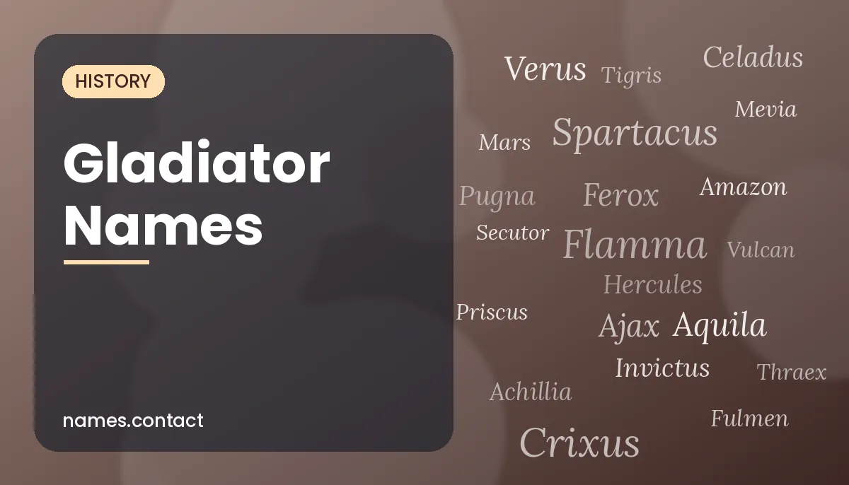 Gladiator Names